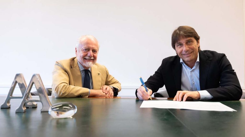 Aurelio De Laurentiis e Antonio Conte