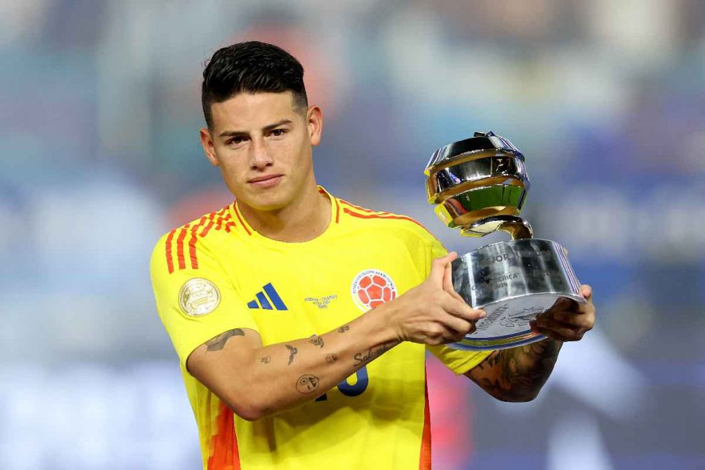 Lazio, l'annuncio su James Rodriguez dalla Colombia