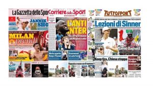 Rassegna stampa, 8 luglio 2024: le prime pagine dei quotidiani sportivi