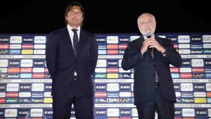 Antonio Conte e Aurelio De Laurentiis