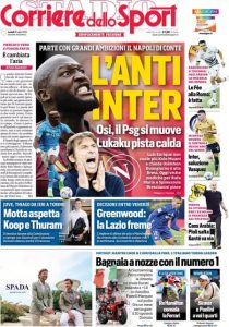 Corriere dello Sport, 8 luglio 2024