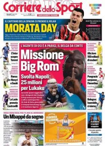 Corriere dello Sport, 17 luglio 2024