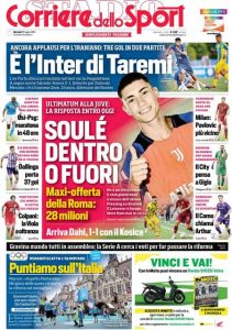 Corriere dello Sport, 23 luglio 2024