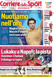 Il Corriere dello Sport, 30 luglio 2024