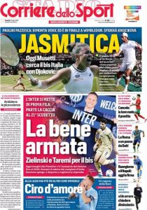 Corriere dello Sport, 12 luglio 2024