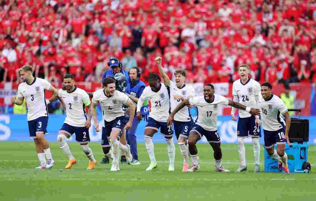 EURO 2024, Inghilterra-Svizzera 1-1 (6-4 D.C.R.), inglesi in semifinale. Elvetici KO ai rigori