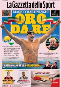 La Gazzetta dello Sport, 29 luglio 2024