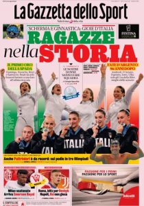 La Gazzetta dello Sport, 31 luglio 2024