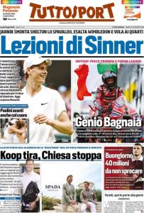 Tuttosport, 8 luglio 2024