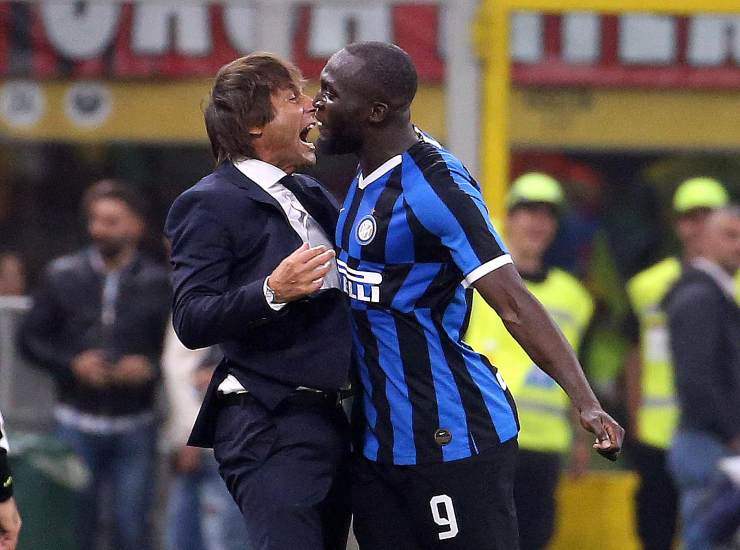 Antonio Conte e Romelu Lukaku