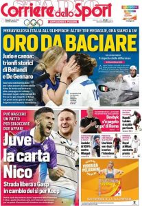 Corriere dello Sport, 2 agosto 2024