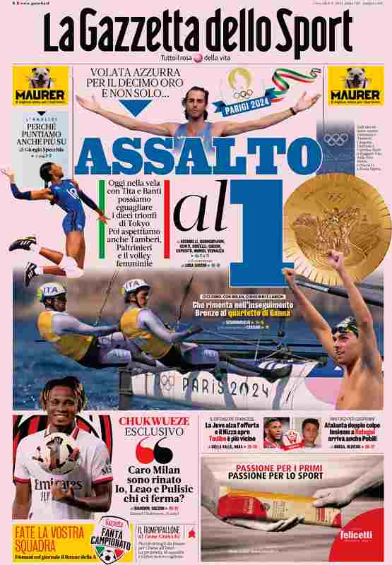 prima pagina