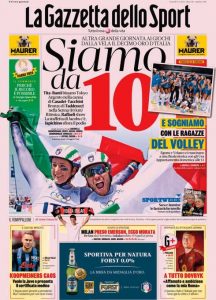 La Gazzetta dello Sport, 9 agosto 2024