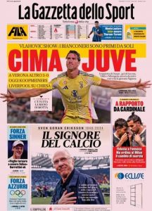 La Gazzetta dello Sport, 27 agosto 2024