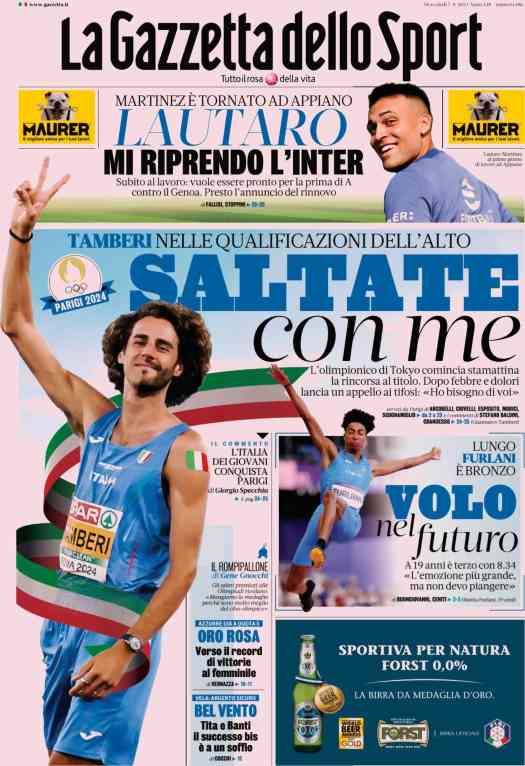 prima pagina