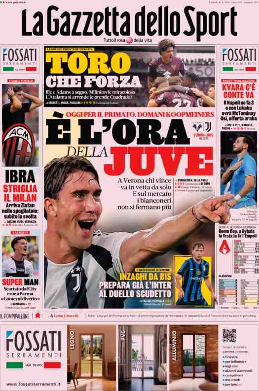 In prima pagina, i giornali in edicola oggi 26 agosto 2024