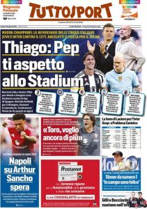 Tuttosport, 30 agosto 2024