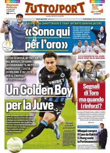 Tuttosport, 1 agosto 2024