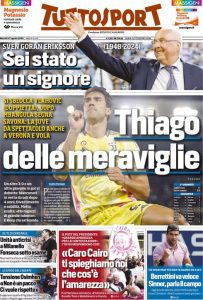 Tuttosport, 27 agosto 2024