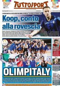 Tuttosport, 9 agosto 2024