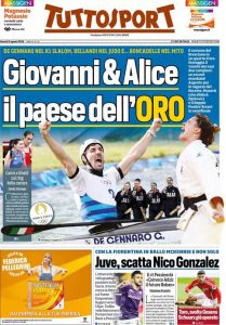 Tuttosport, 2 agosto 2024