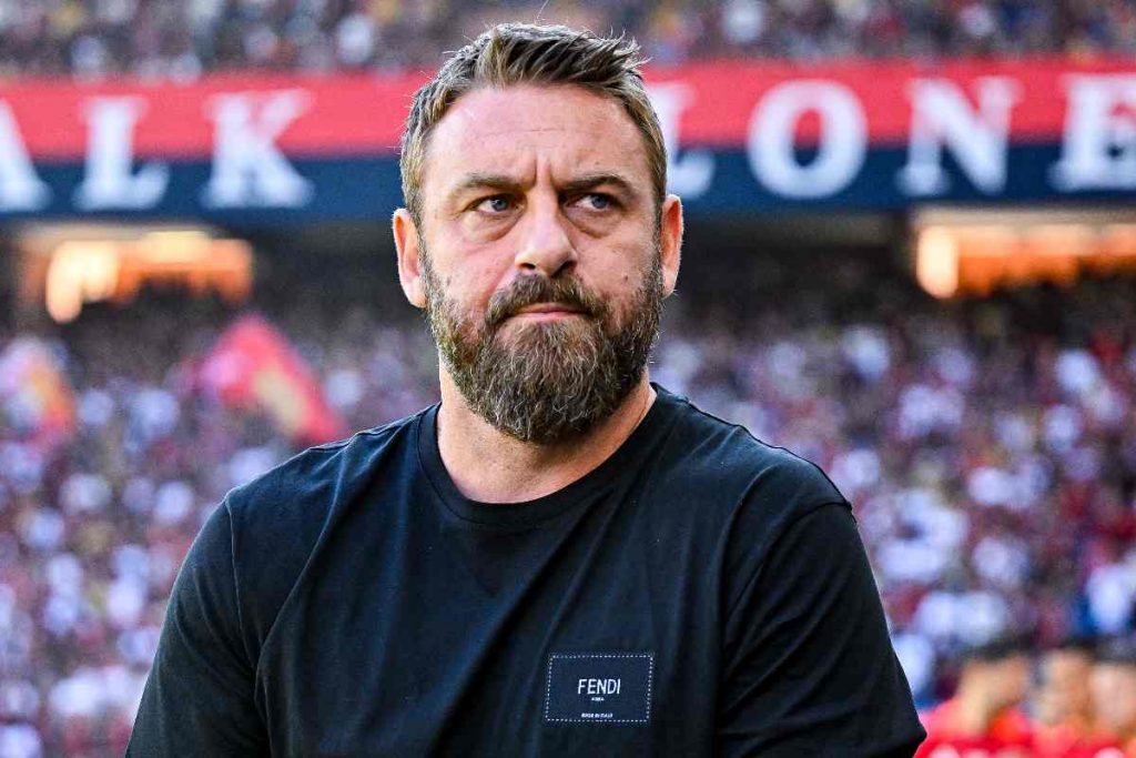 Daniele De Rossi e l'ultima partita sulla panchina della Roma