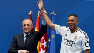 Florentino Perez e Mbappè