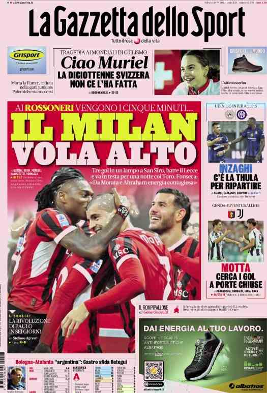 prima pagina