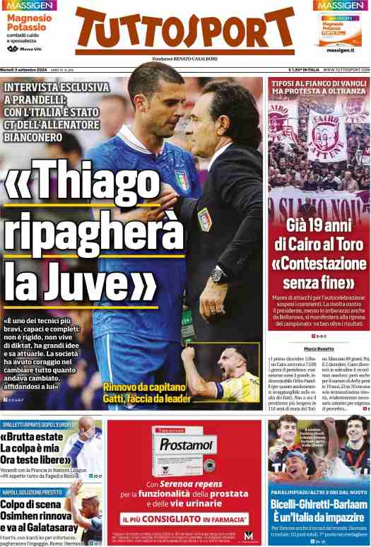 prima pagina