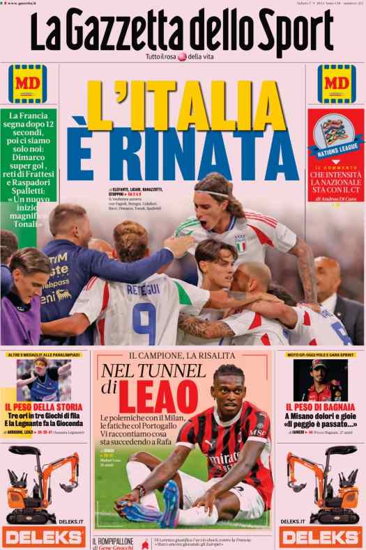 prima pagina