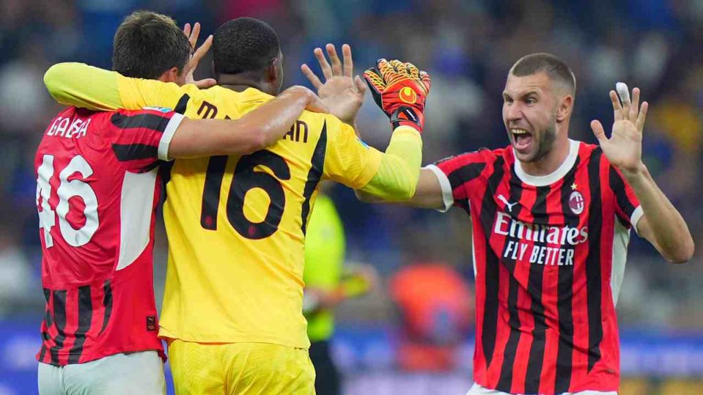 Milan, esultanza nel derby