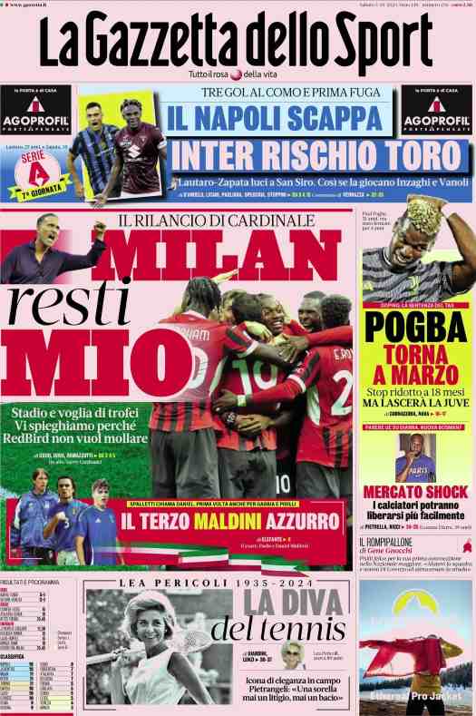 prima pagina