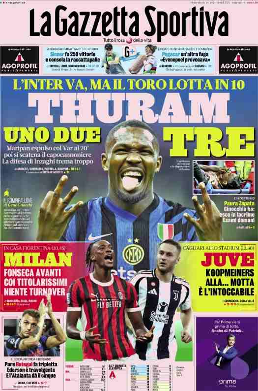 In prima pagina, i giornali in edicola oggi 6 ottobre 2024