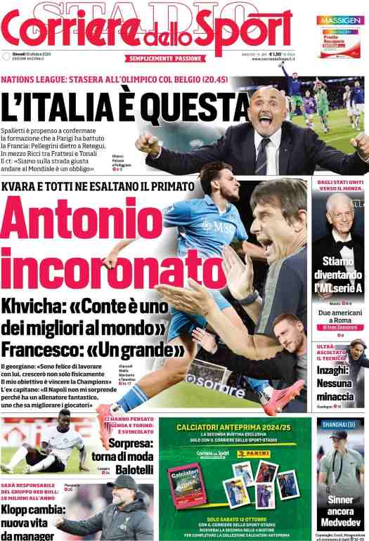 prima pagina