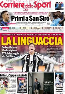 Il Corriere dello Sport, 10 novembre 2024