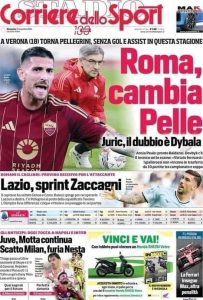 Corriere dello Sport, 3 novembre 2024