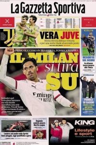 Gazzetta dello Sport, 3 novembre 2024