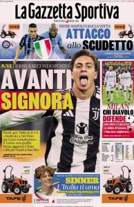 La Gazzetta dello Sport, 10 novembre 2024