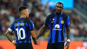 Lautaro Martinez e Marcus Thuram