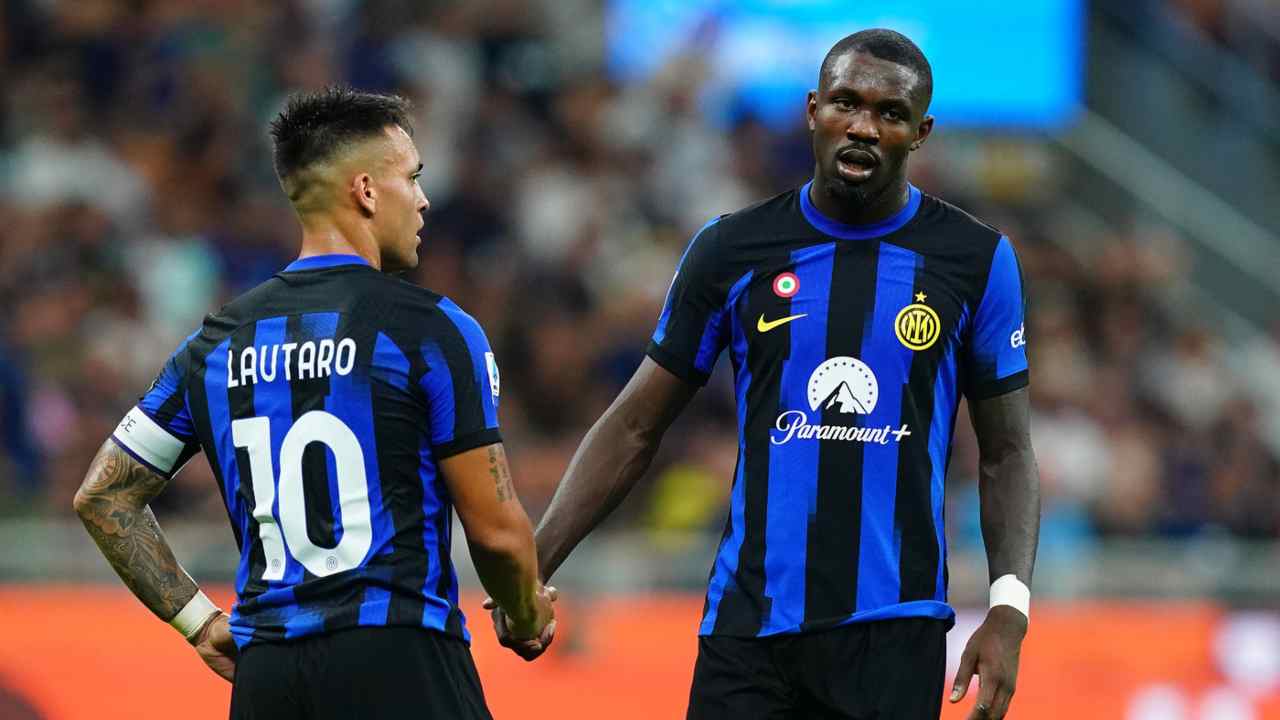 Lautaro Martinez e Marcus Thuram