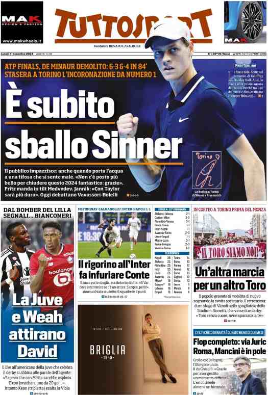 prima pagina