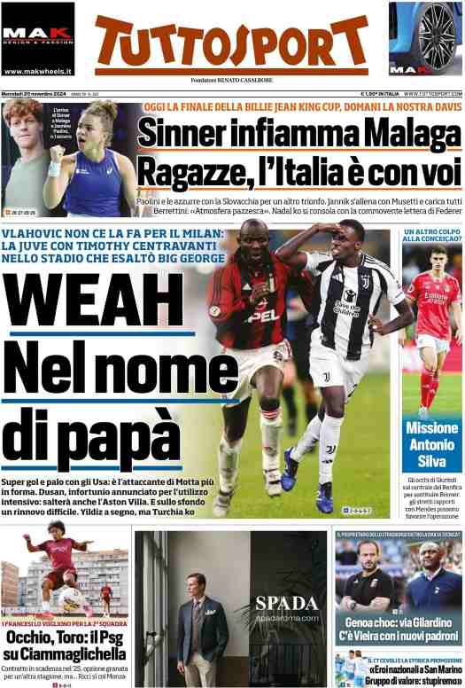 prima pagina