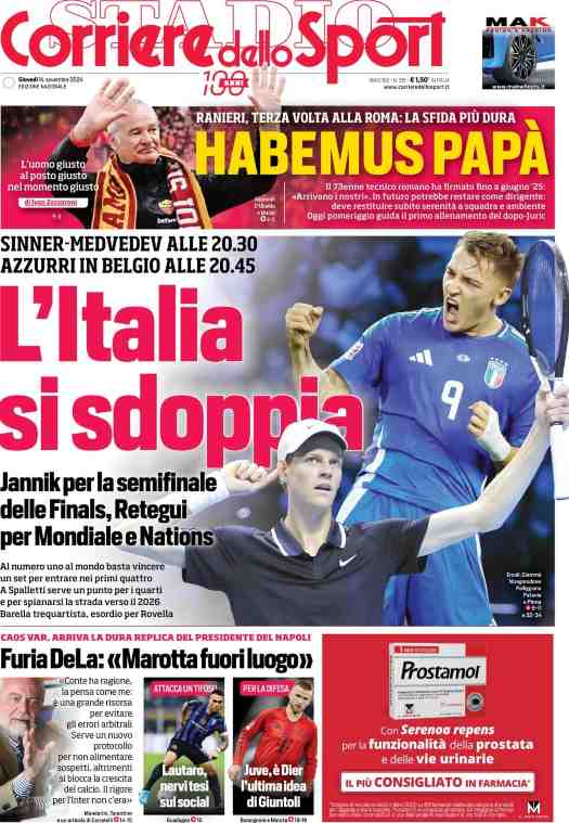 prima pagina