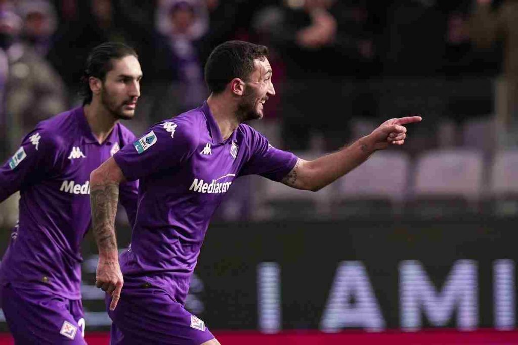 Fiorentina-Cagliari 1-0, basta Cataldi: ottava di fila per i Viola