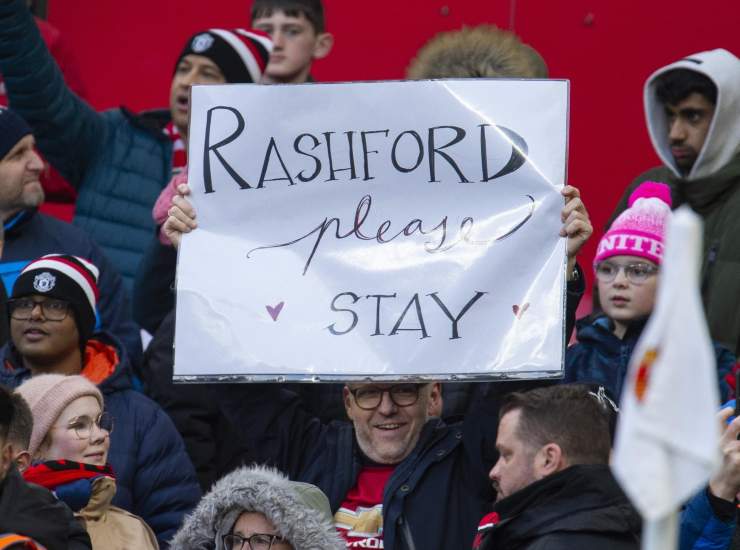 Striscione Rashford 