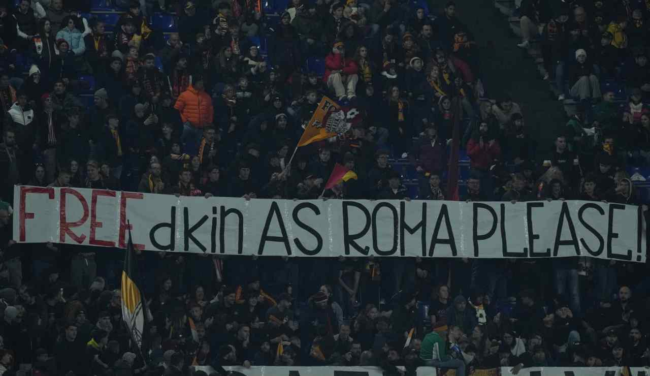 Striscione Roma