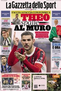 La Gazzetta dello Sport, venerdì 13 dicembre 2024