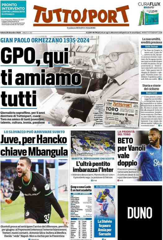 prima pagina