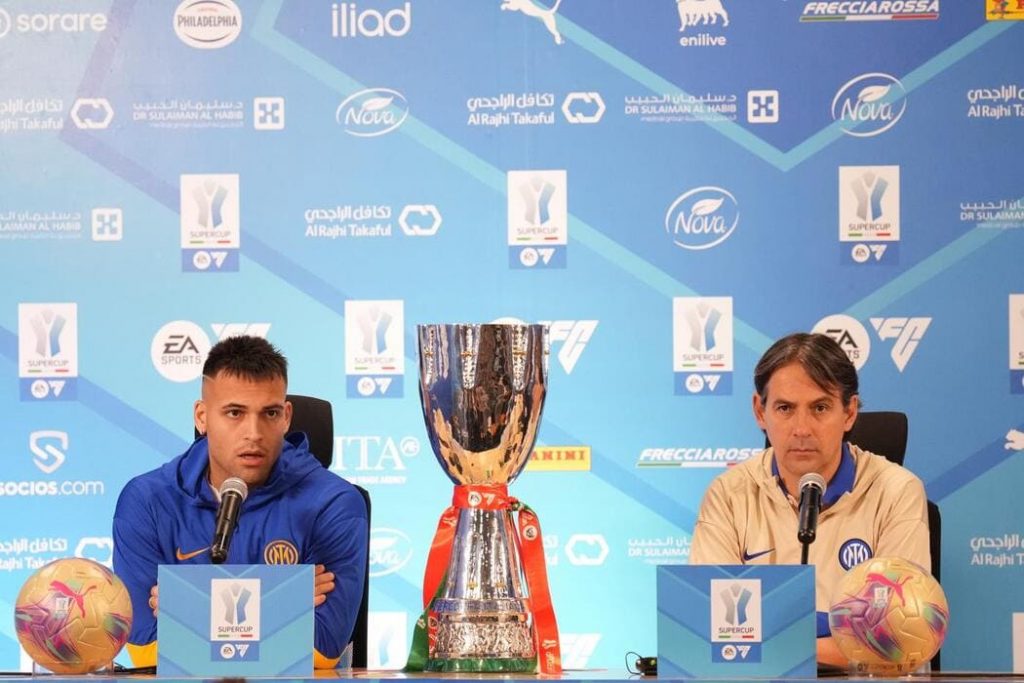 Inter-Milan, Simone Inzaghi in conferenza stampa: “Metteremo in campo tutto il nostro potenziale. Vincere la quarta Supercoppa consecutiva sarebbe importante”