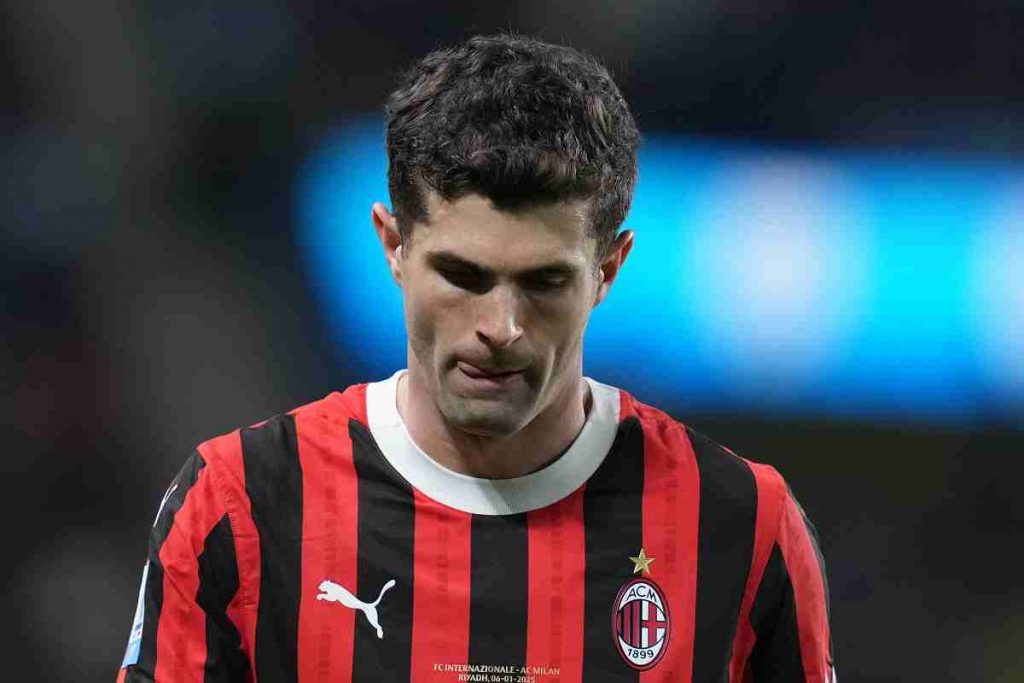 Milan, infortunio per Pulisic: il rossonero si ferma contro il Como